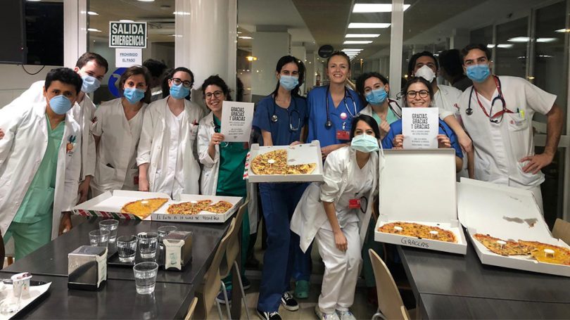 La solidaridad de la gastronomia española en la crisis del coronavirus