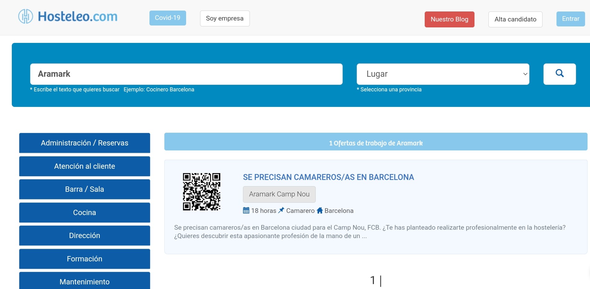Realmente Muchos Moderar El Camp Nou busca camareros y lanza 200 ofertas de empleo - Blog de Empleo  en Hostelería y Turismo.-Hosteleo