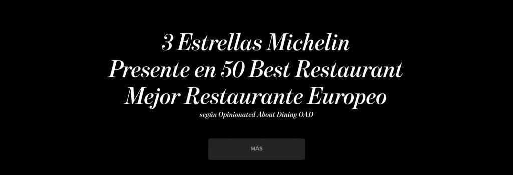 Trabaja en un restaurante con Estrella Michelín