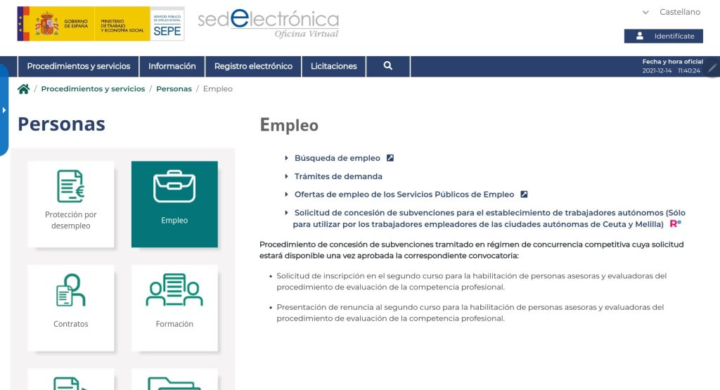 El SEPE informa sobre la documentación necesaria y cómo conseguir la demanda de empleo