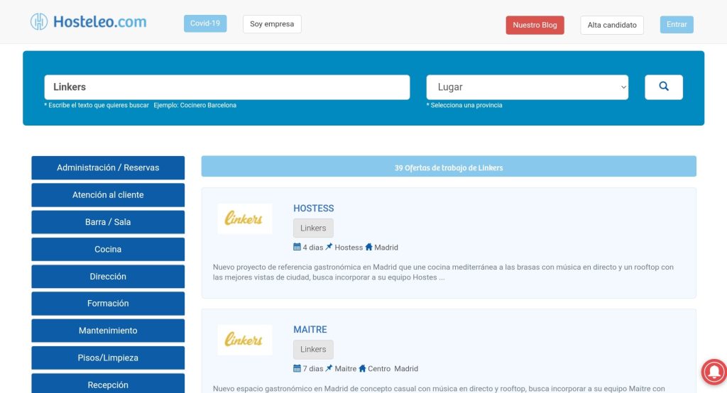 Linkers: más de 35 ofertas de empleo disponibles
