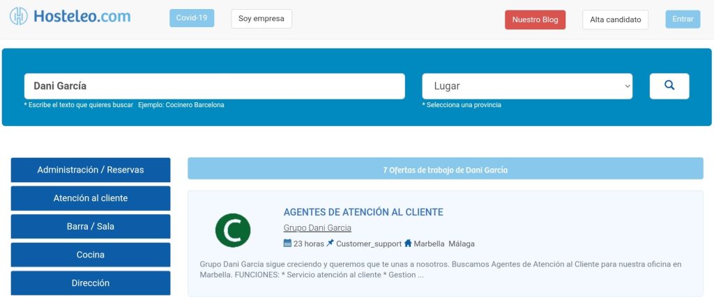 El chef Dani García amplía su grupo y publica nuevas ofertas de empleo