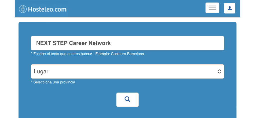 NEXT STEP Career Network: nuevas ofertas de empleo en hostelería